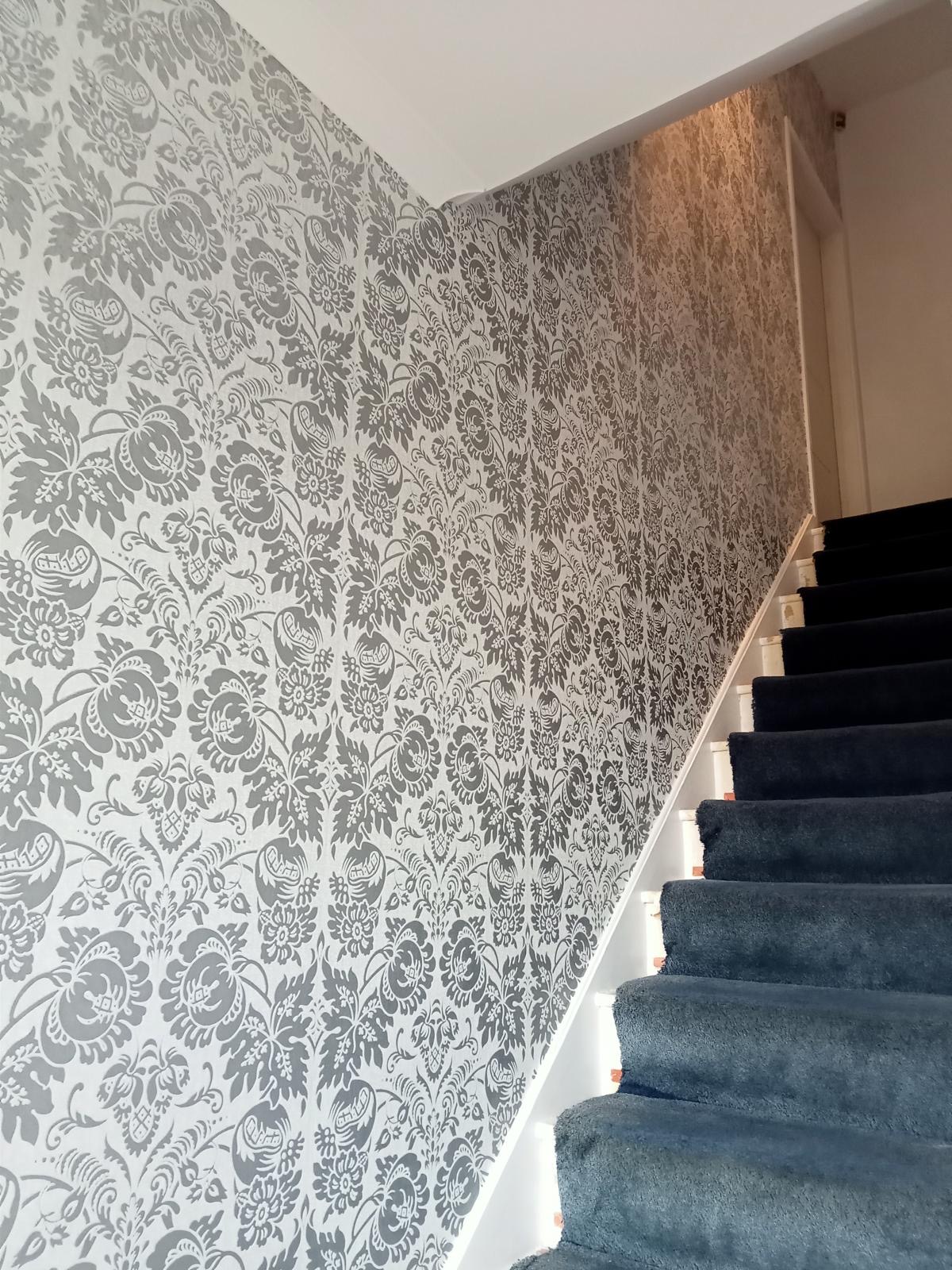 wallpaper hanging Peckham, SE15